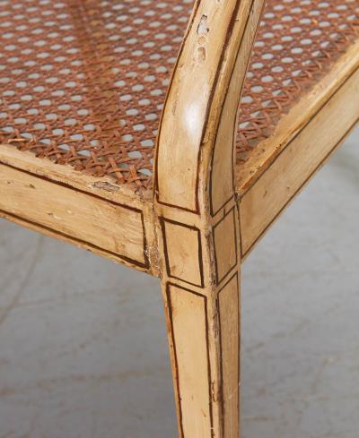 Set of Six Georgian Painted Chairs