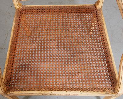 Set of Six Georgian Painted Chairs