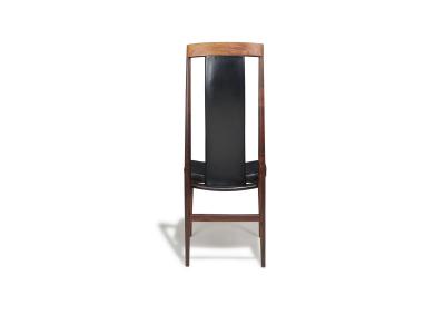 Set of Six High Back Brazilian Rosewood Dining Chairs Scandinavian c 1960s