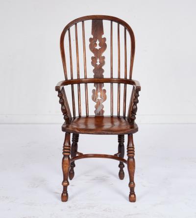 Set of Six High Back Windsor Chairs