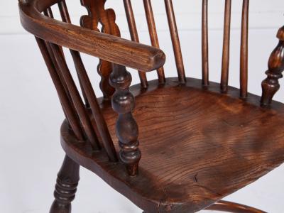 Set of Six High Back Windsor Chairs