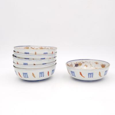 Set of Six Imari Bowls Japan circa 1900 