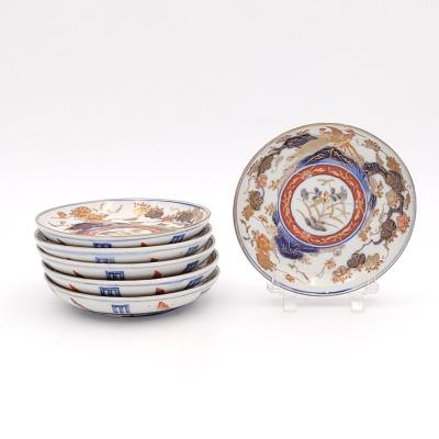 Set of Six Imari Dishes Japan circa 1900 Two sets available