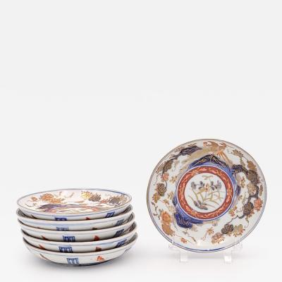 Set of Six Imari Dishes Japan circa 1900 Two sets available