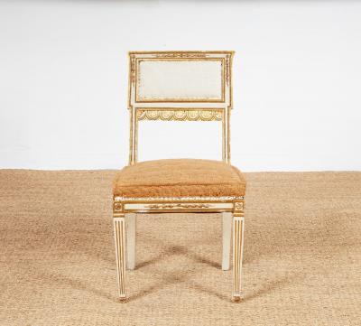 Set of Six Italian Neoclassical Dining Chairs