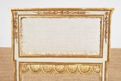 Set of Six Italian Neoclassical Dining Chairs