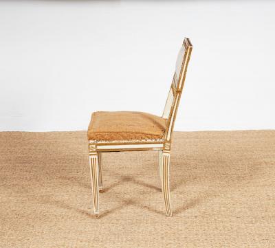 Set of Six Italian Neoclassical Dining Chairs