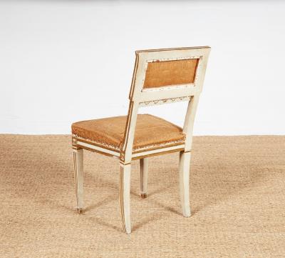 Set of Six Italian Neoclassical Dining Chairs