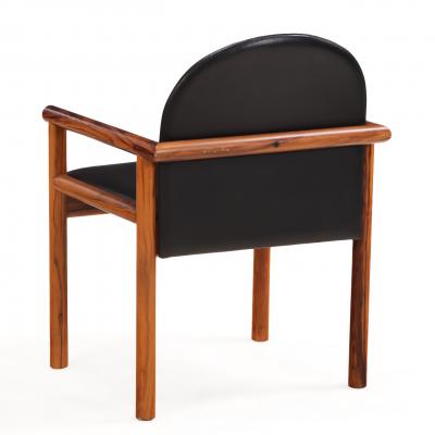 Set of Six Italian Olive Wood Armchairs C 1965 
