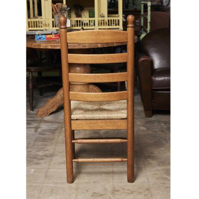 Set of Six Ladderback Chairs