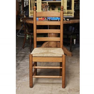 Set of Six Ladderback Chairs