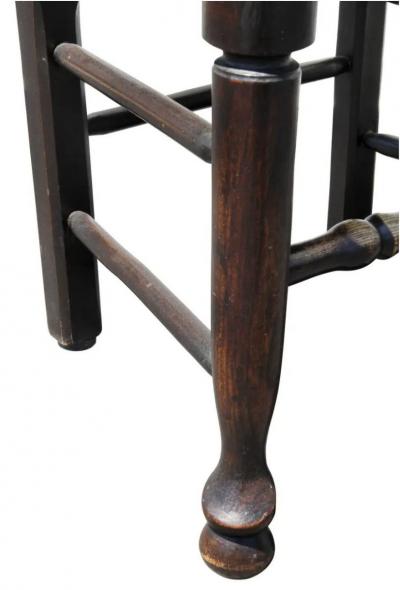 Set of Six Late Georgian Elmwood Windsor Dining Chairs