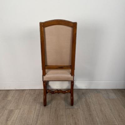 Set of Six Louis XIII Style Side Chairs France 19th century