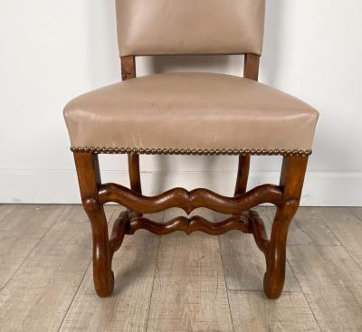 Set of Six Louis XIII Style Side Chairs France 19th century