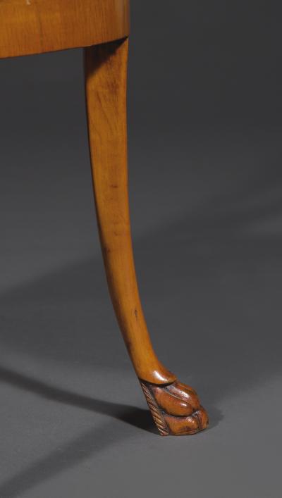 Set of Six Lyre Back Chairs