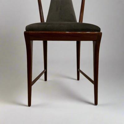 Set of Six Osvaldo Borsani Dining Chairs Italy 1949