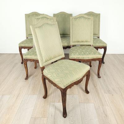 Set of Six Regence Dining Chairs circa 1730