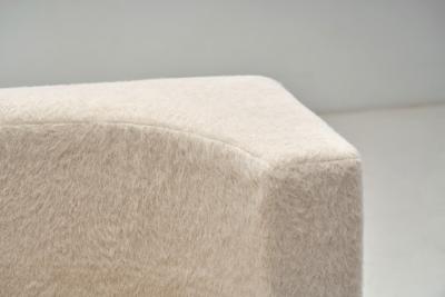 Set of Six Upholstered Club Chairs Czechoslovakia 1970s