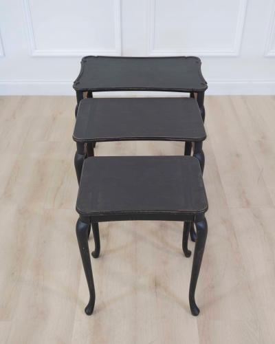 Set of Swedish Queen Anne Style Nesting Tables