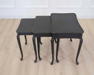 Set of Swedish Queen Anne Style Nesting Tables
