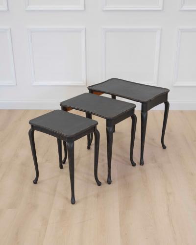 Set of Swedish Queen Anne Style Nesting Tables