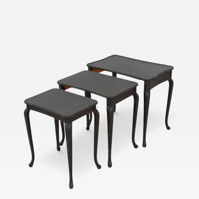 Set of Swedish Queen Anne Style Nesting Tables