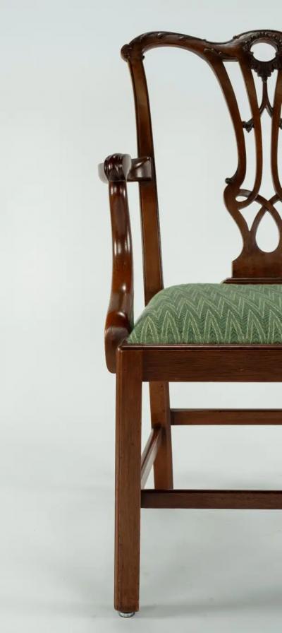 Set of Ten 18th Century Mahogany Dining Chairs