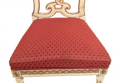 Set of Ten Italian Venetian Painted Side Chairs