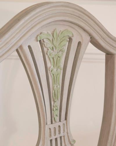 Set of Ten Louis XV Louis XVI Transition Style Chairs France 20th Century