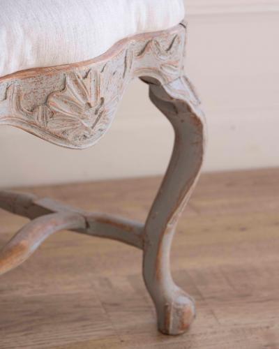 Set of Ten Swedish Rococo Chairs from Lindome Circa 1760