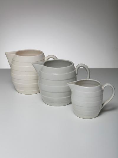 Set of Three Ceramic Pitchers by Guido Andloviz for SCI Laveno