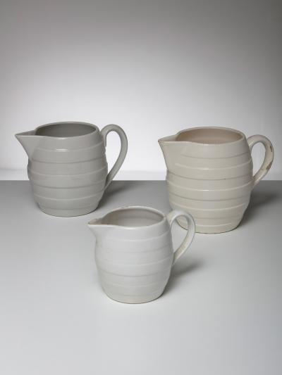 Set of Three Ceramic Pitchers by Guido Andloviz for SCI Laveno