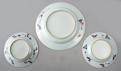 Set of Three Chinese Kangxi Yongzheng Plates