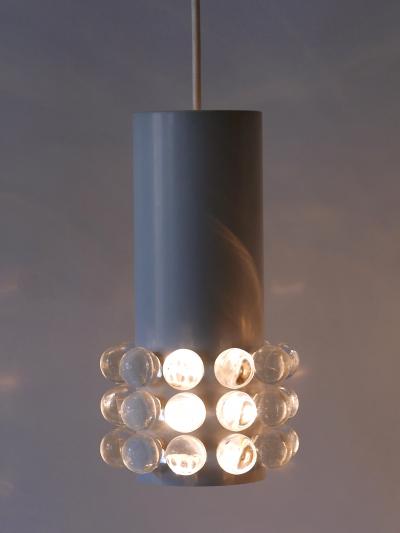 Set of Three Exceptional Mid Century Modern Pendant Lamps Germany 1960s