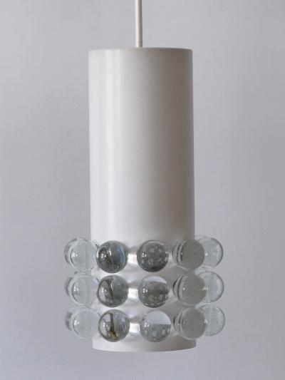 Set of Three Exceptional Mid Century Modern Pendant Lamps Germany 1960s