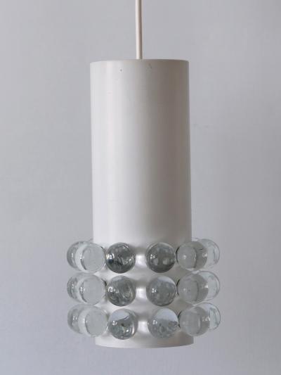 Set of Three Exceptional Mid Century Modern Pendant Lamps Germany 1960s