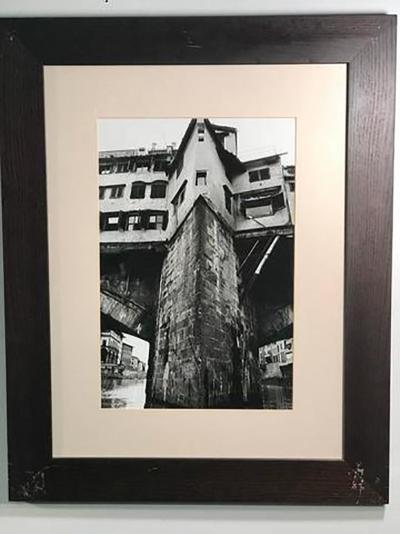 Set of Three Exceptional Quality Signed Roman Photographs in Modern Frames