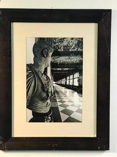 Set of Three Exceptional Quality Signed Roman Photographs in Modern Frames