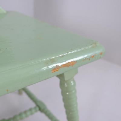 Set of Three Folk Tyrolean Style Chairs in Mind Green Finland c Early 1900s