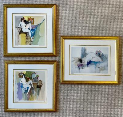 Set of Three Itzchak Tarkay Serigraphs of Nudes