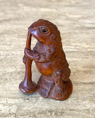 Set of Three Japanese Wood Netsukes