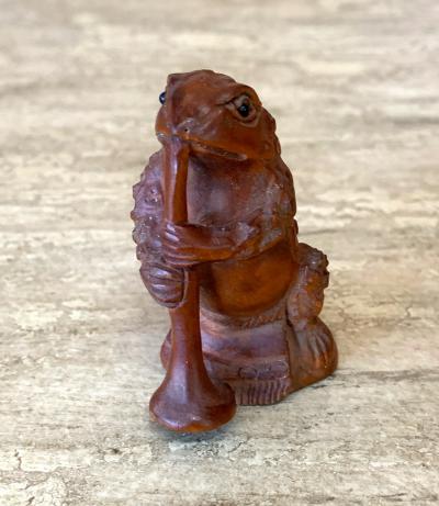 Set of Three Japanese Wood Netsukes