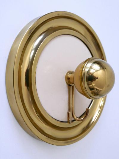 Set of Three Large Mid Century Modern Brass Coat Hooks or Wall Wardrobes 1960s