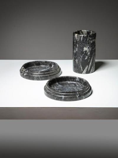 Set of Three Marble Centerpieces