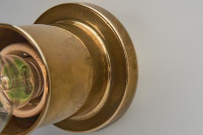 Set of Three Mid Century Brass Wall Fixtures Europe 1960s