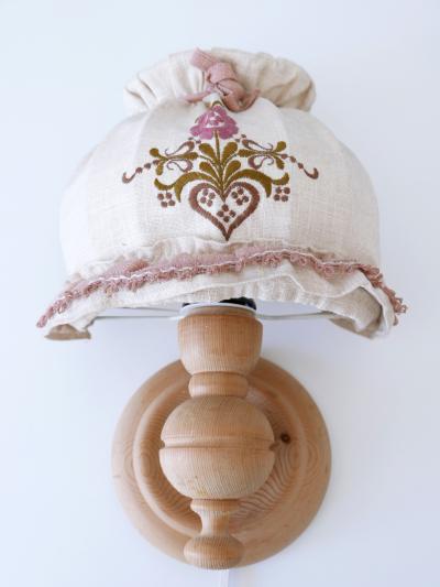 Set of Three Mid Century Modern Pine Rustic Sconces or Wall Lamps Sweden 1970s