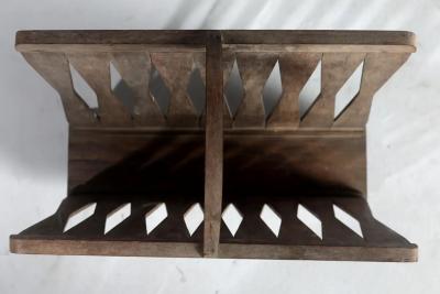 Set of Three Mid Century Modern Wooden Magazine Racks Brazil 1950s