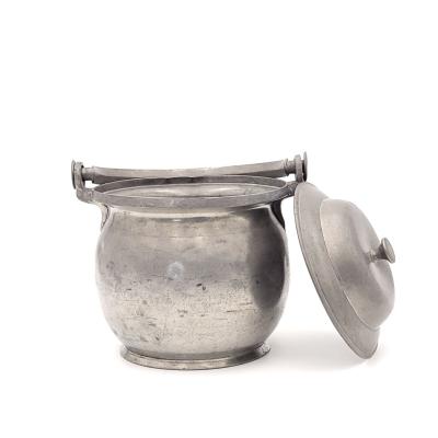 Set of Three Pewter Porringers circa 1800