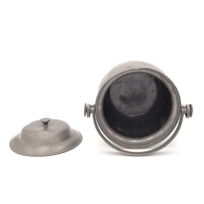 Set of Three Pewter Porringers circa 1800