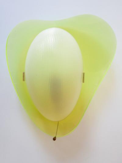 Set of Three Rare Mid Century Modern Lucite Sconces Candies 1960s Germany